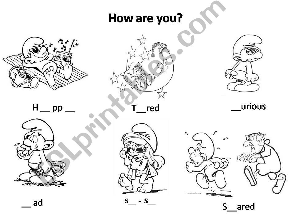 How are you? (Worksheet) powerpoint
