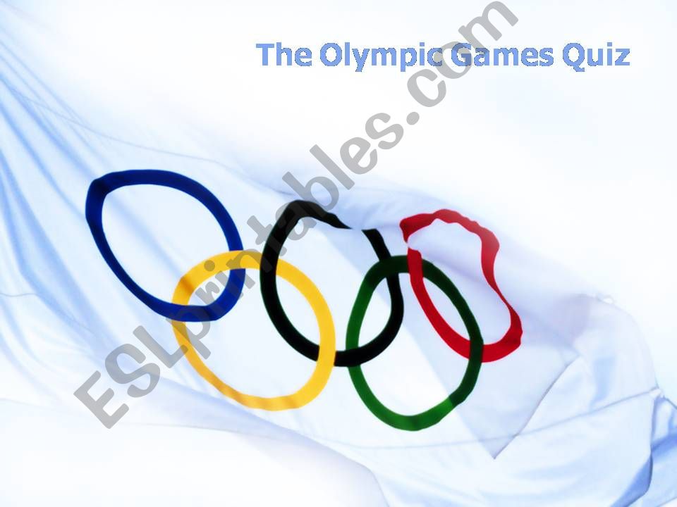 The Olympic Games Quiz (with answers)