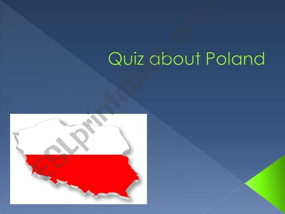 Quiz about Poland powerpoint