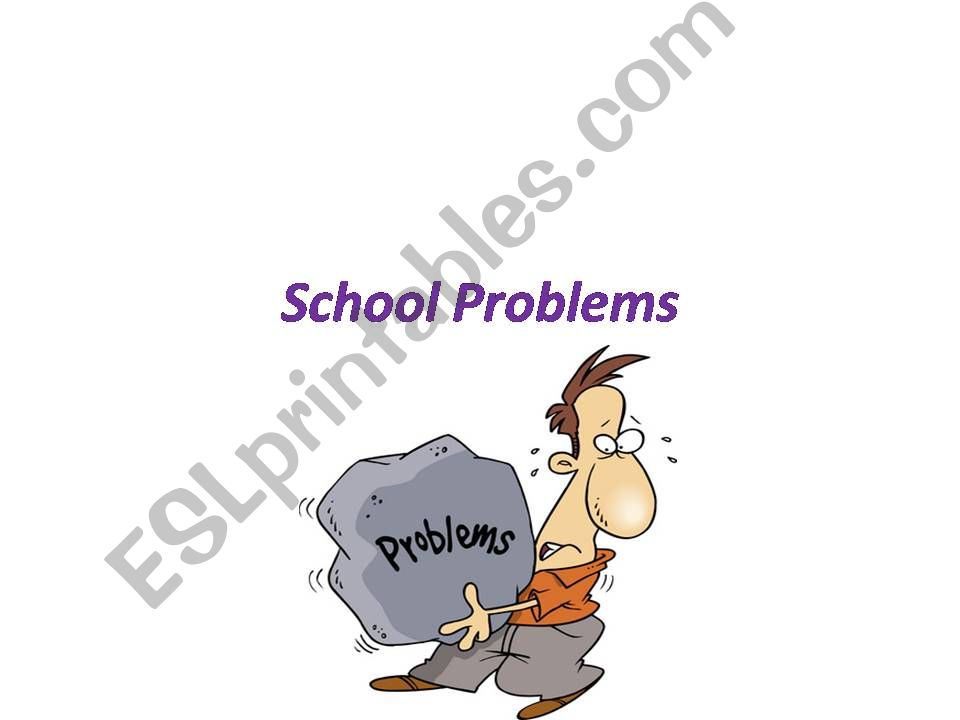 school problems  powerpoint
