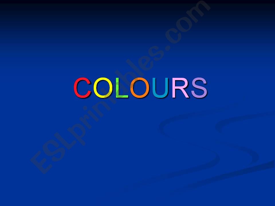 Colours powerpoint