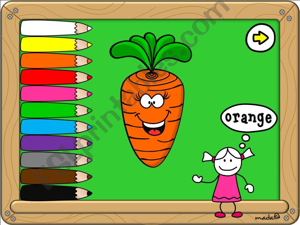 Lets learn colours - game *with sound* (2/2) 
