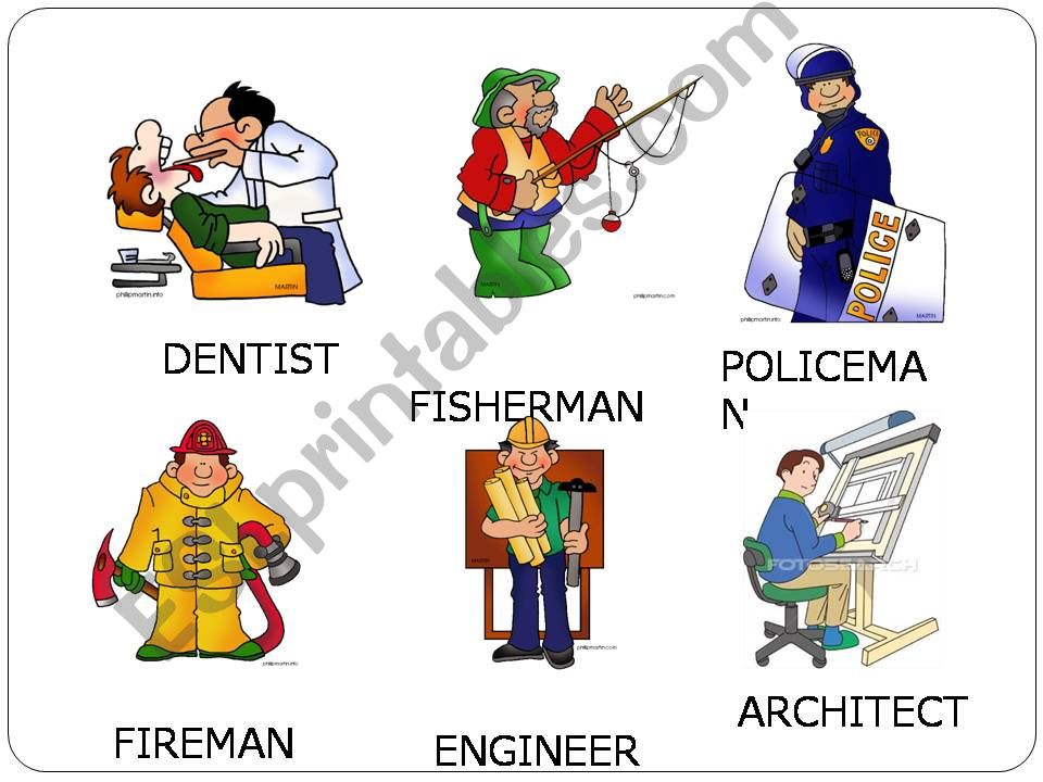 Jobs and occupations Part II powerpoint