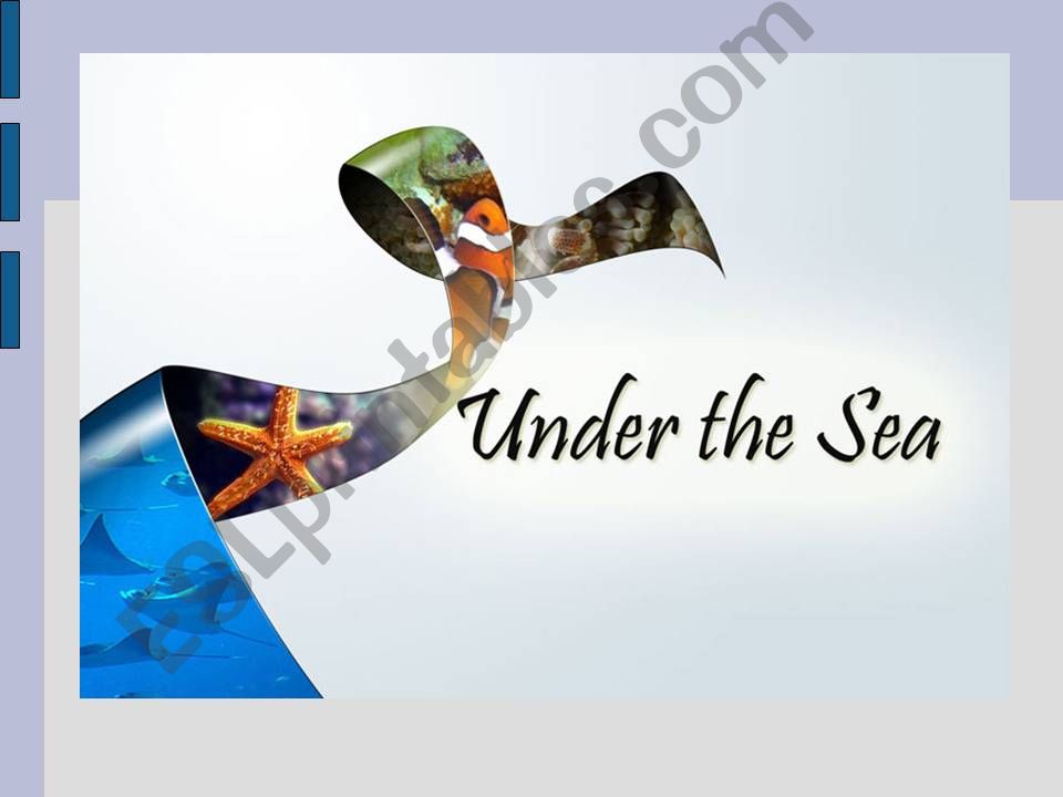 UNDER THE SEA powerpoint