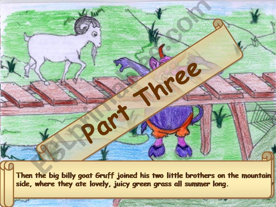 A Picture Story Book. The Three Billy Goats Gruff.