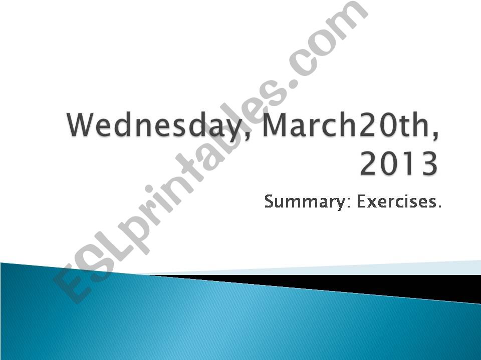 Impersonal forms powerpoint