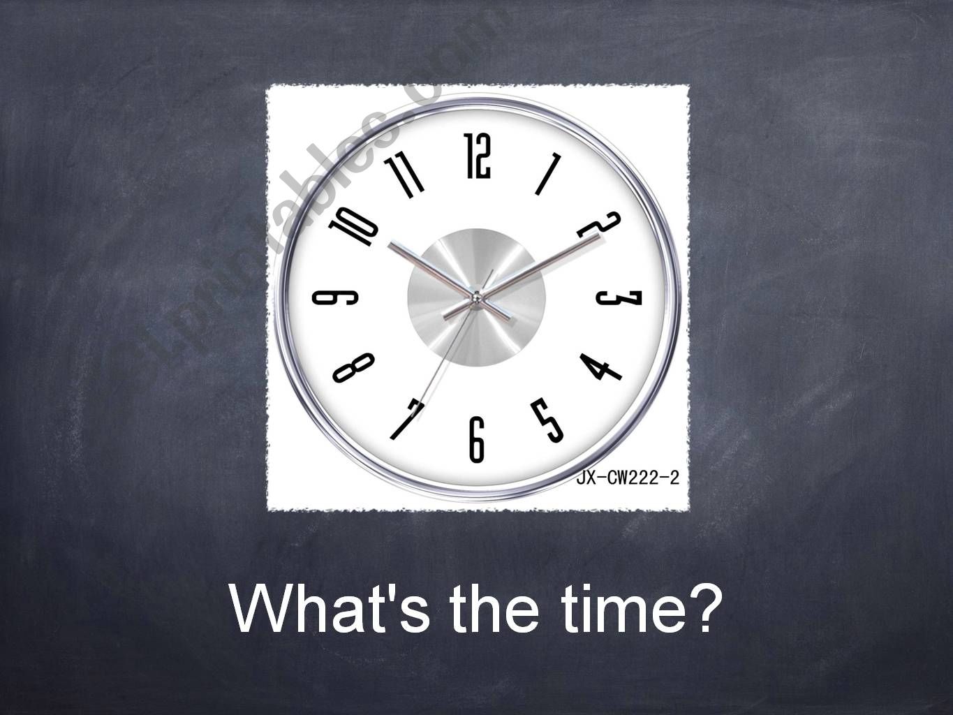 The Time powerpoint