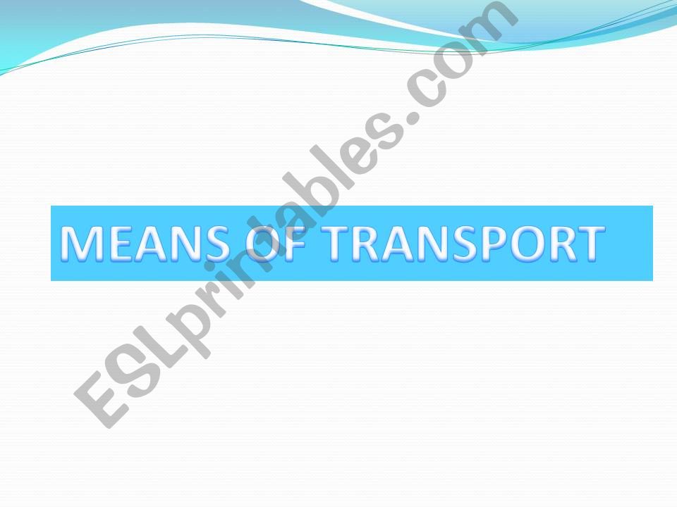 Transports1  powerpoint