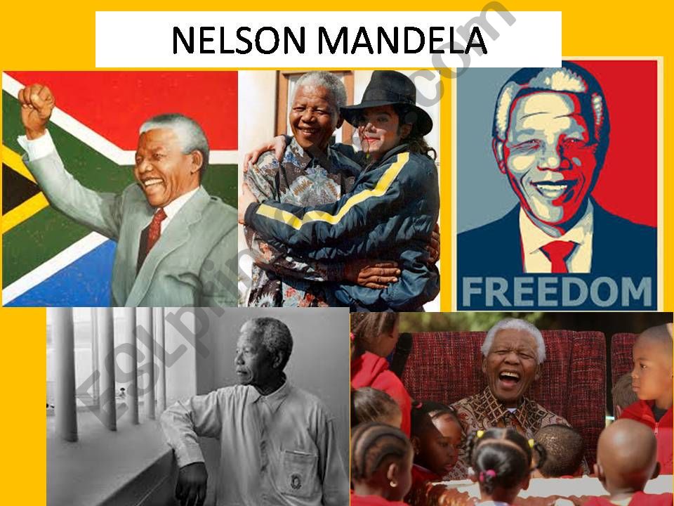 Nelson Mandela Biography powerpoint