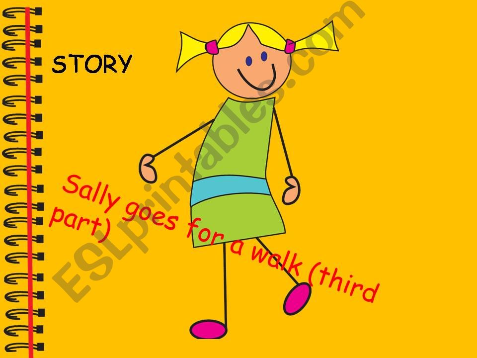 sally goes for a walk powerpoint