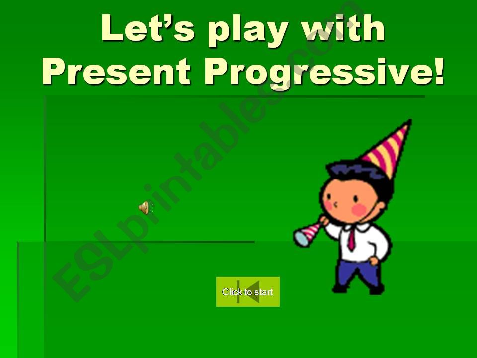 Present Progressive powerpoint