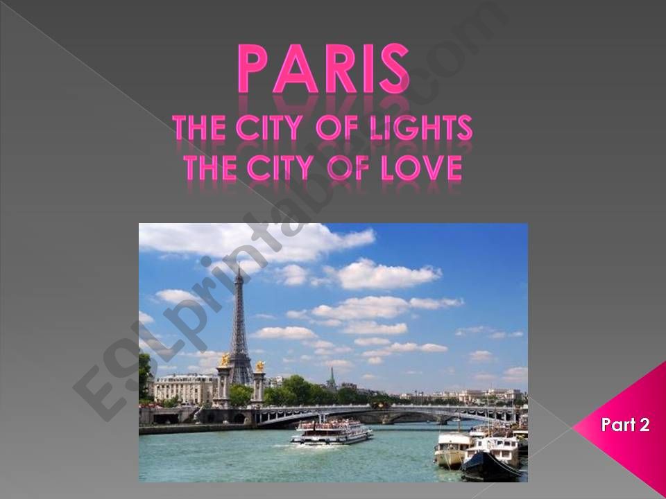 Paris part 2 powerpoint