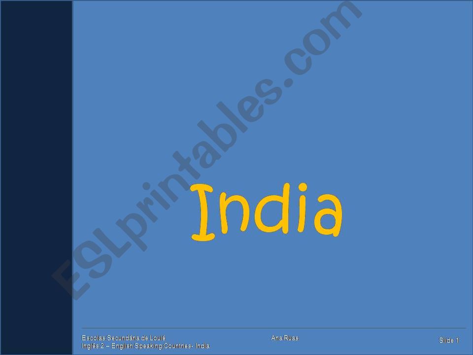 India powerpoint