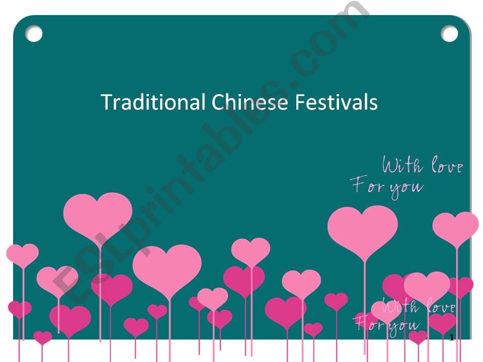 Traditional Chinese Festival powerpoint