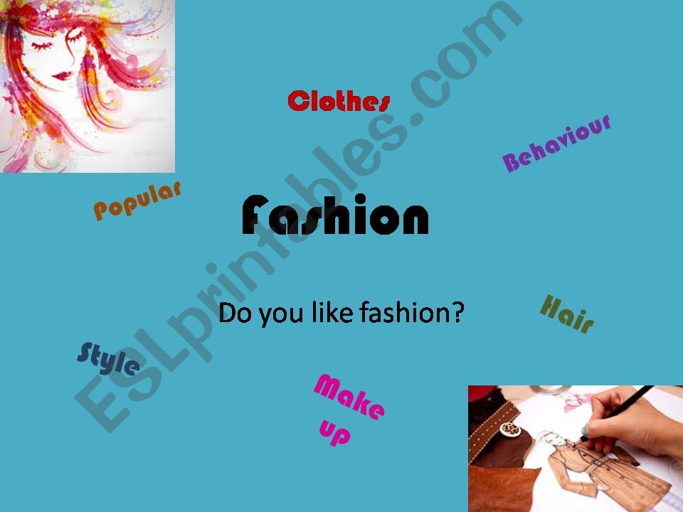 Talking about fashion powerpoint