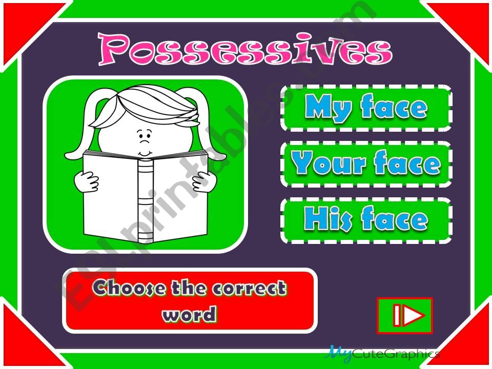 POSSESSIVES powerpoint