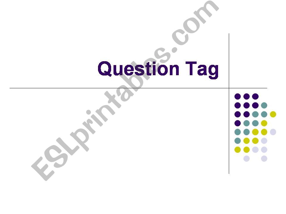 question tags  powerpoint