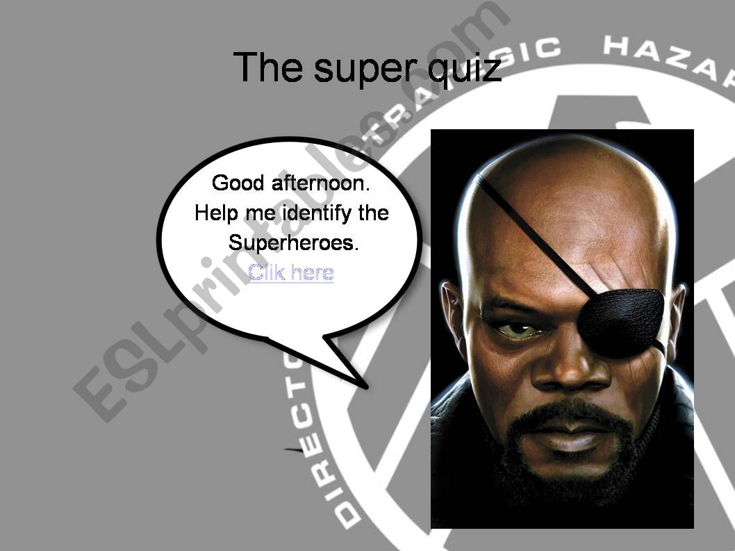 quiz superhero powerpoint