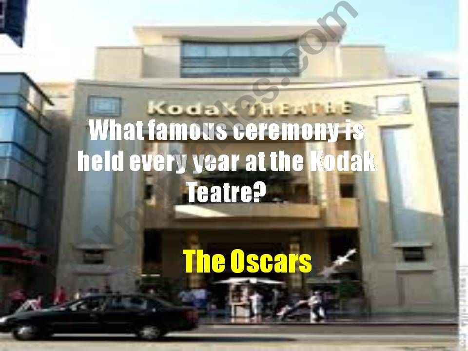 Oscars 2014 (Passive Voice) powerpoint