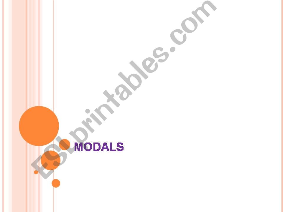 Modal verbs powerpoint