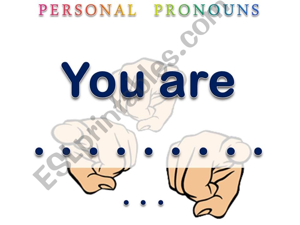 Say the right pronoun 5 powerpoint