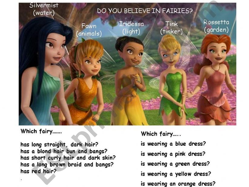 Disney Fairies powerpoint