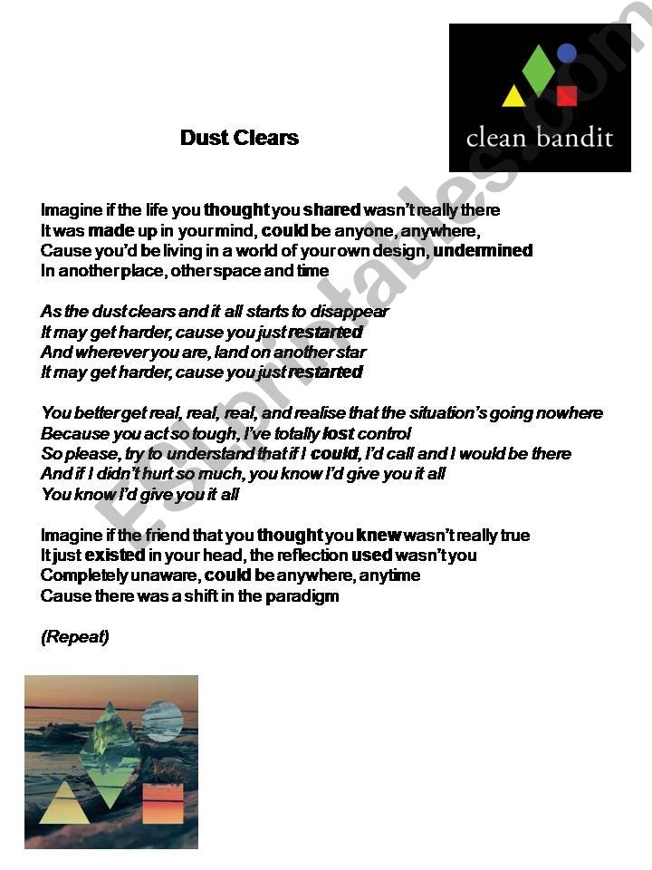 Clean Bandit Dust Clears powerpoint