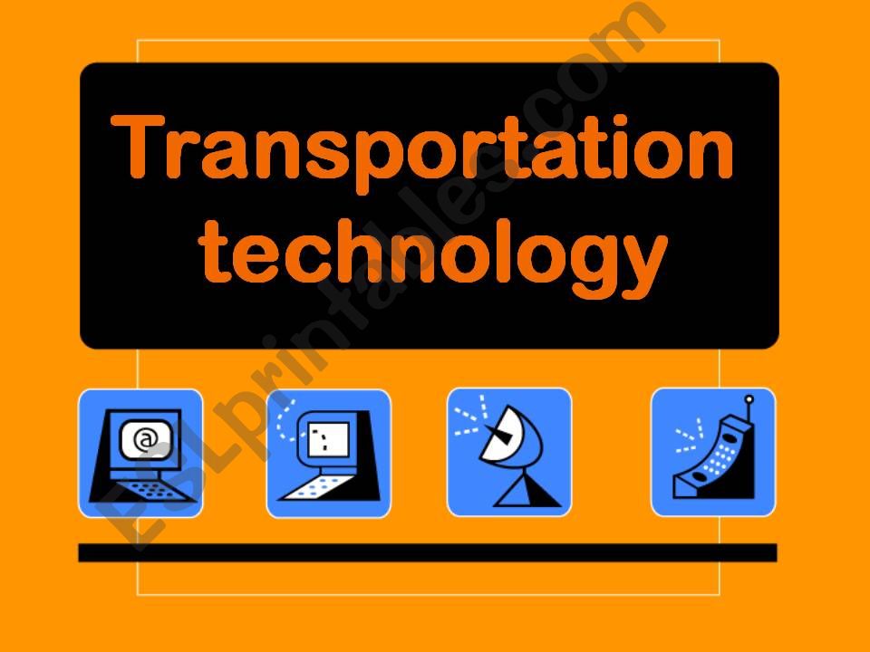 transportation technology powerpoint