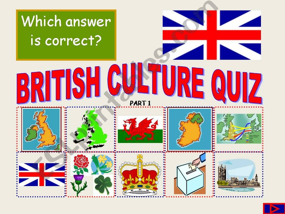 British Culture Quiz powerpoint