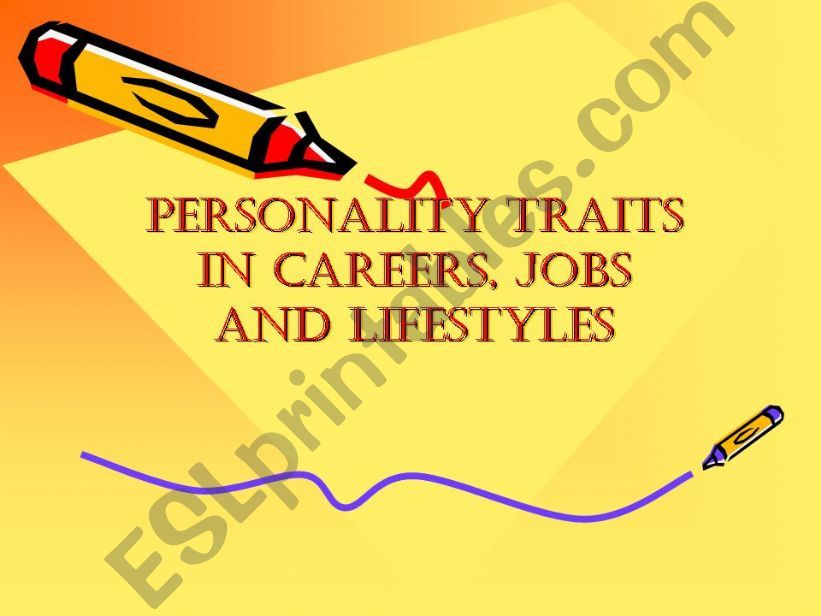 Personality Traits powerpoint