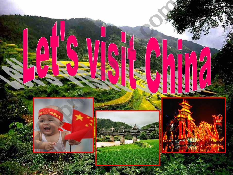lets visit China powerpoint