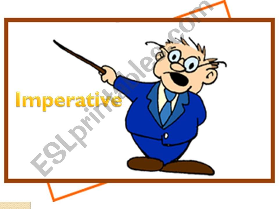 Imperative Form powerpoint