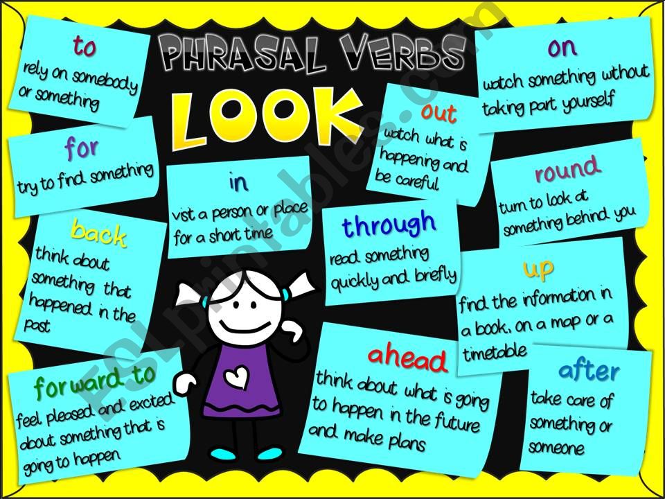 Phrasal verbs - LOOK *game* (1/2)