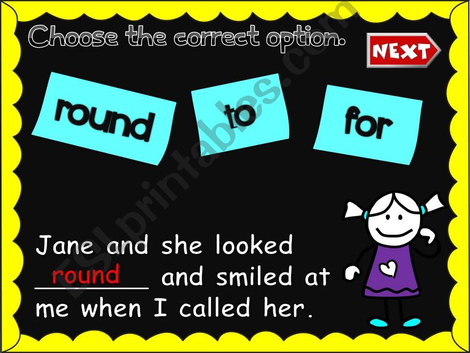 Phrasal verbs - LOOK *game* (2/2)