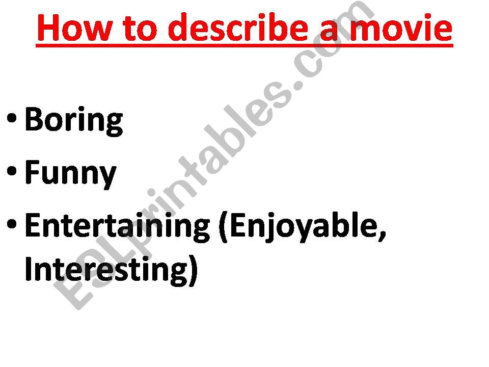 Movies Part 2 powerpoint