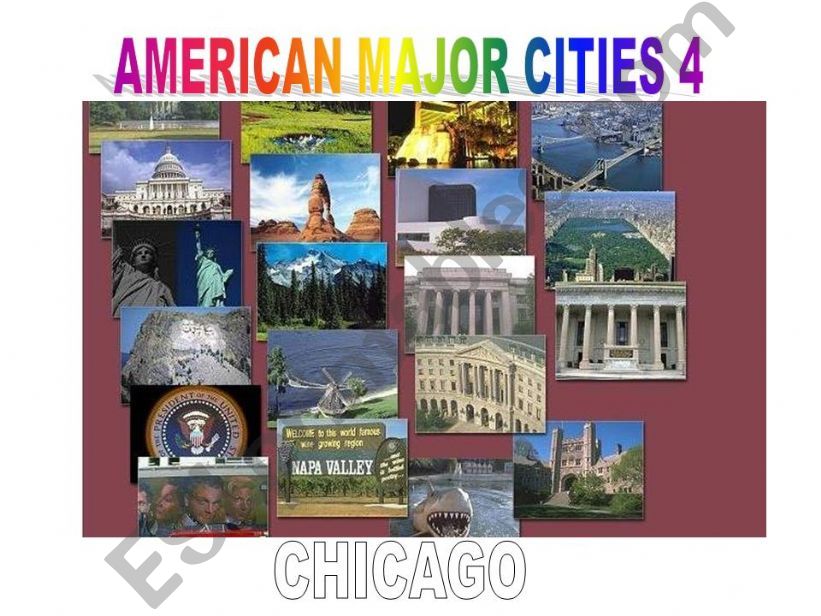 AMERICAN CITIES 4 - CHICAGO powerpoint