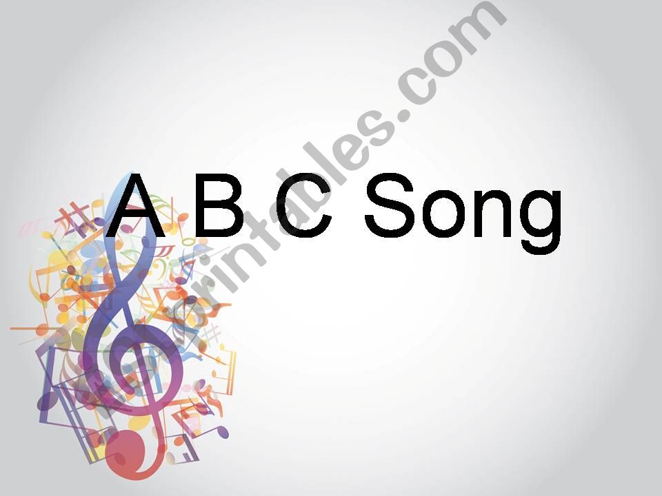 ABC Song powerpoint