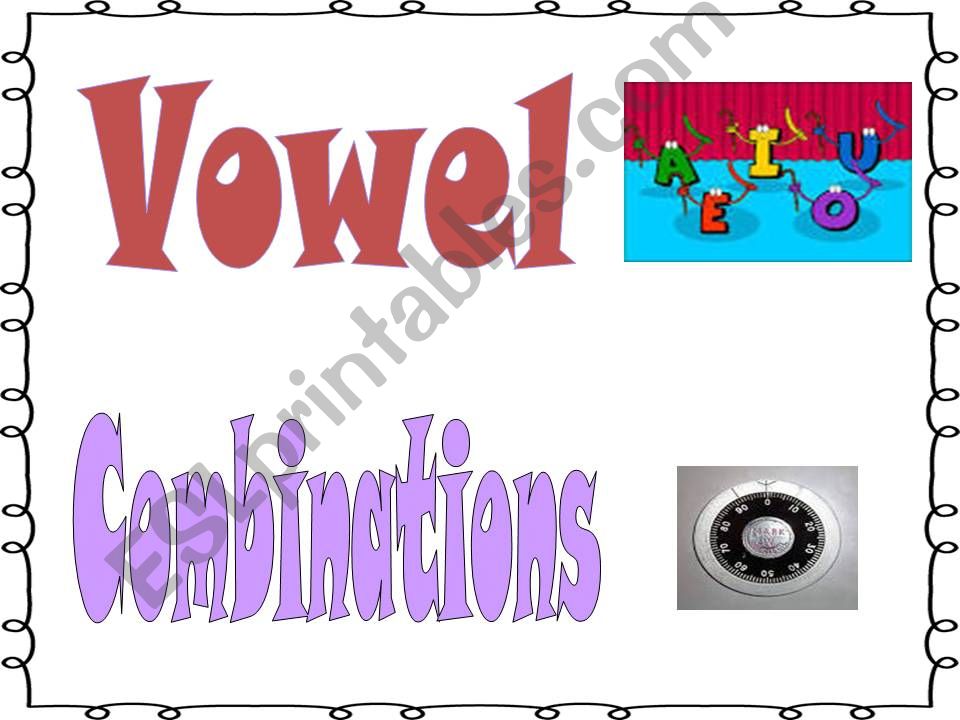 4 Vowel Combinations powerpoint
