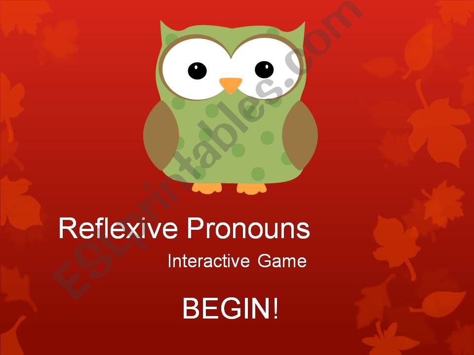 reflexive pronouns powerpoint