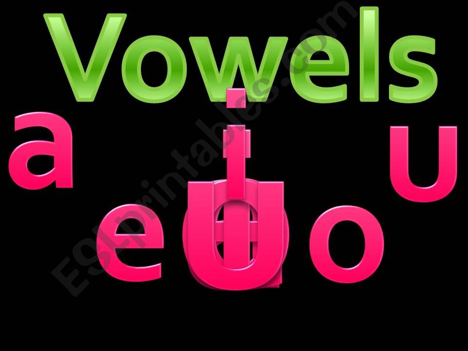 Vowels powerpoint