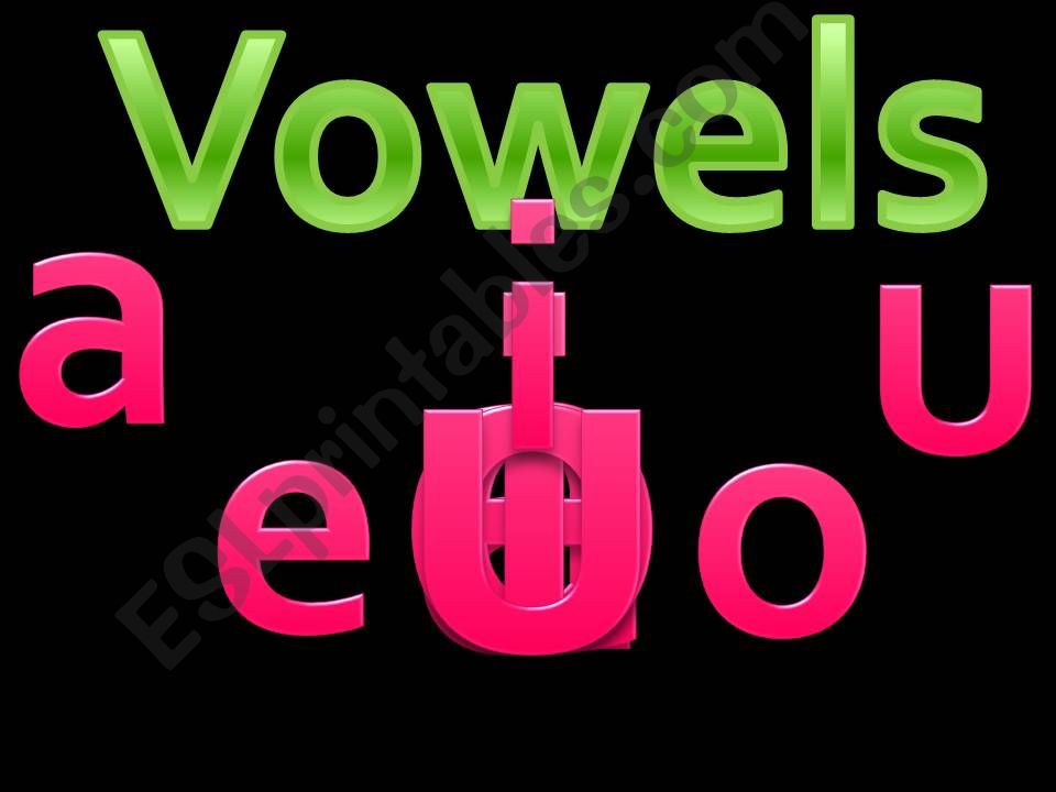 Vowels powerpoint