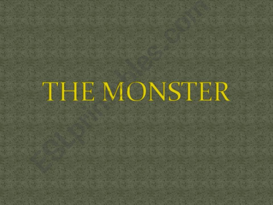 EMINEM THE MONSTER  powerpoint