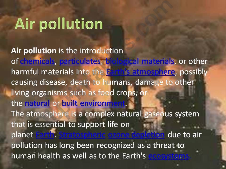 pollution powerpoint