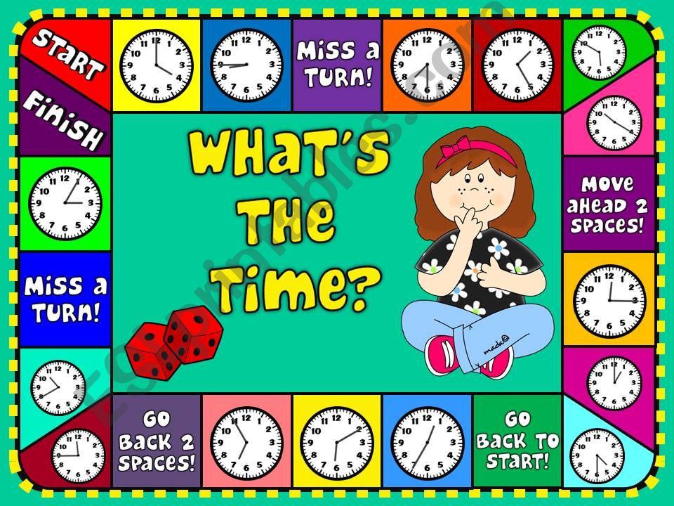 Whats the time? - boardgame powerpoint