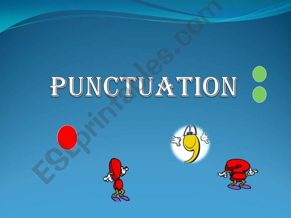 Punctuation powerpoint