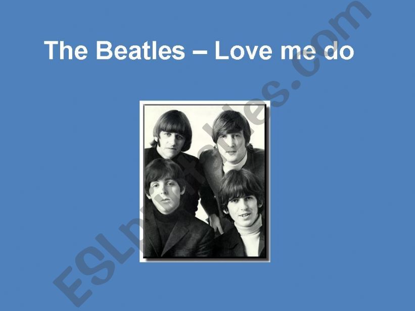 The Beatles - Love me do powerpoint