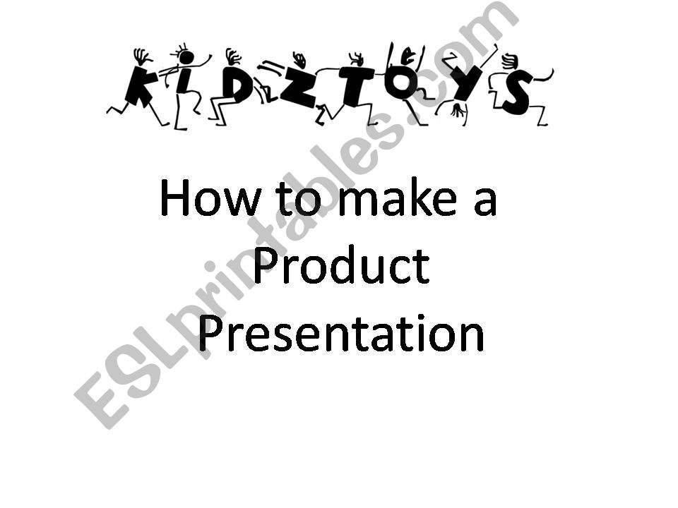 How to make a product presentation (part 1)