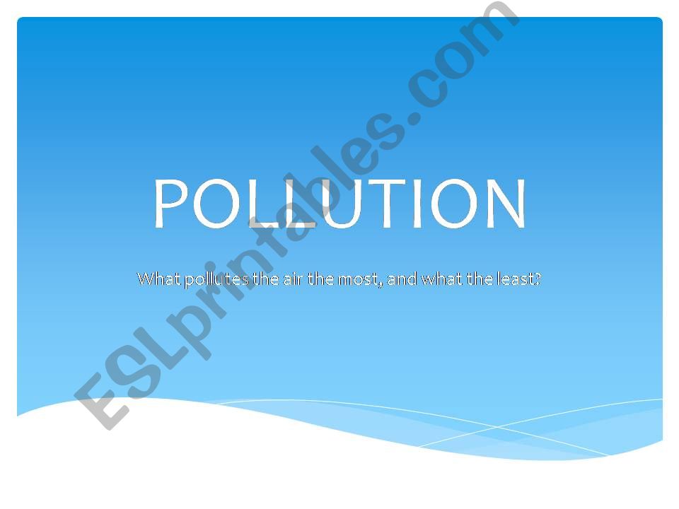 pollution powerpoint