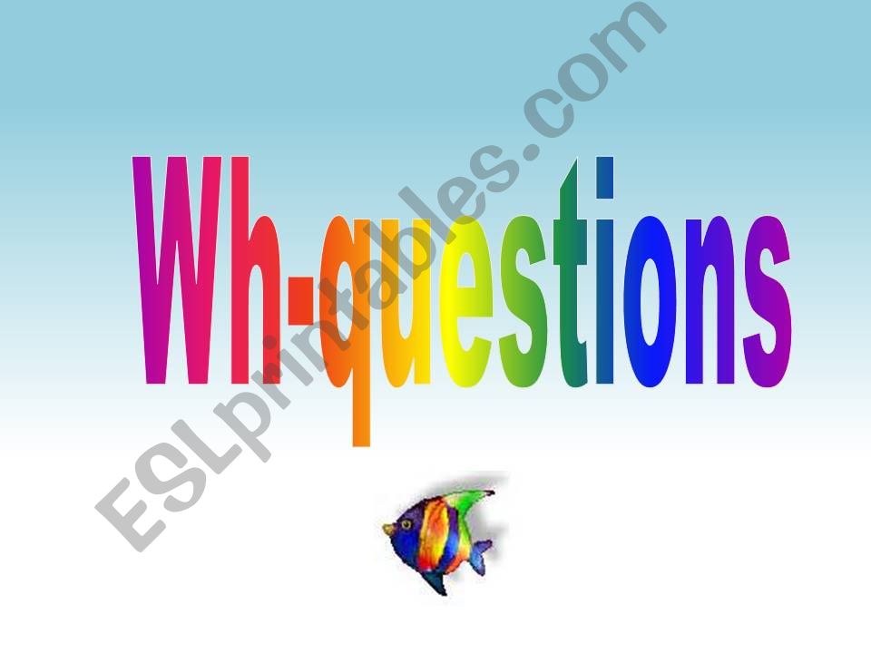 wh-questions powerpoint