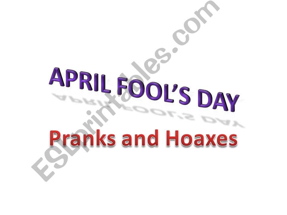 April Fools Day powerpoint